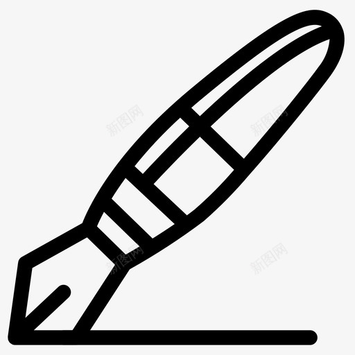 钢笔笔尖画笔svg_新图网 https://ixintu.com 钢笔 笔尖 画笔 设计