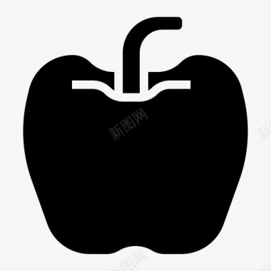 苹果减肥水果图标