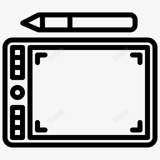 平板电脑设计工具31线性svg_新图网 https://ixintu.com 平板电脑 设计 设计工 工具 线性