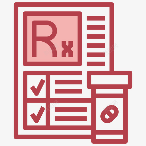 Rx医疗用品20红色svg_新图网 https://ixintu.com Rx 医疗用品 红色