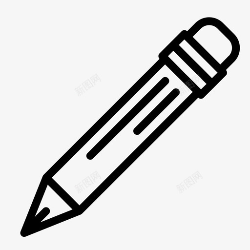 铅笔学纸写svg_新图网 https://ixintu.com 铅笔 学生
