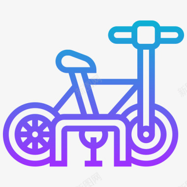 自行车停车场城市元素10坡度图标