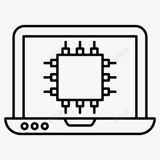 硬件中央处理单元计算机芯片svg_新图网 https://ixintu.com 芯片 硬件 中央 处理 单元 计算机 微处理器 网络 通信线路 图标