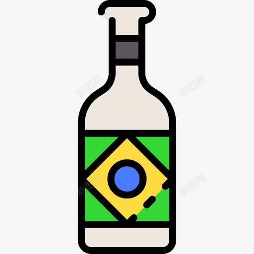 香槟巴西狂欢1线性颜色svg_新图网 https://ixintu.com 香槟 巴西 狂欢 线性 颜色