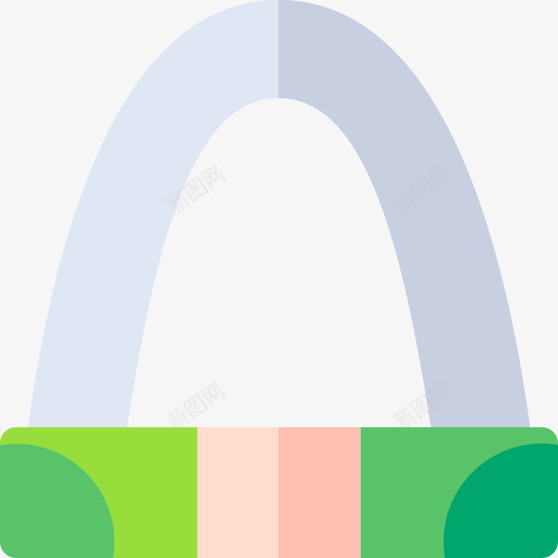 GatewayArch美国23号平坦svg_新图网 https://ixintu.com Gateway Arch 美国 23号 平坦