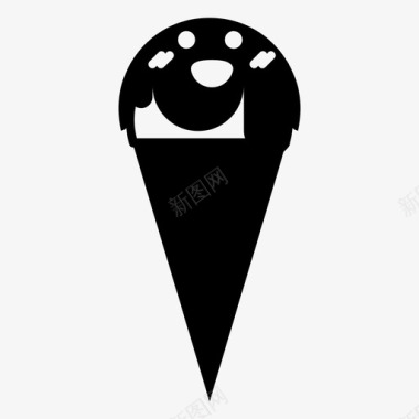 冰淇淋奶油食物图标