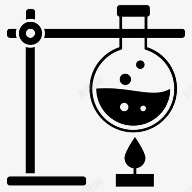 化学实验化学反应化学测试图标