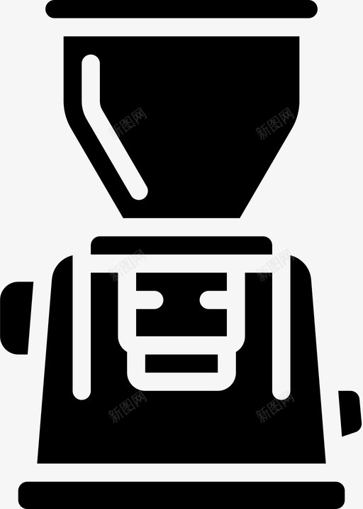 研磨机咖啡师1号填充svg_新图网 https://ixintu.com 研磨机 咖啡 1号 填充