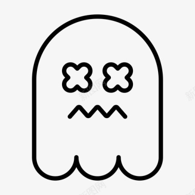 幽灵盲人表情符号图标