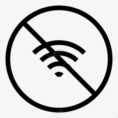 Wifi关闭禁用无线图标