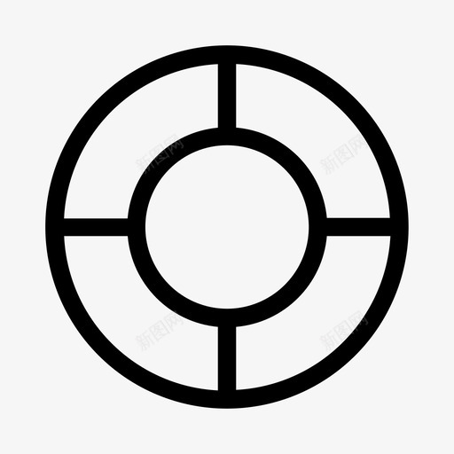 救生圈圆环浮标标志svg_新图网 https://ixintu.com 救生圈 圆环 浮标 标志 一般 图标