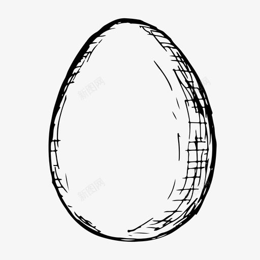 鸡蛋鸡肉复活节svg_新图网 https://ixintu.com 鸡蛋 鸡肉 复活节 食物 手绘 素描