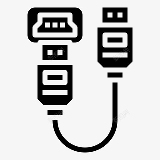 Hdmi端口电视64填充svg_新图网 https://ixintu.com Hdmi 端口 电视 填充