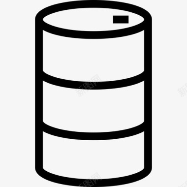 桶容器包装图标