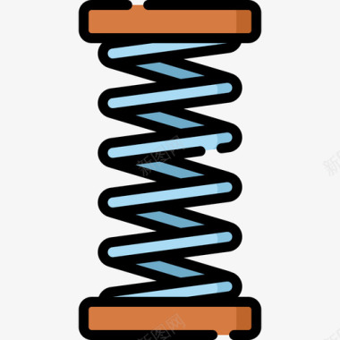 弹簧物理38线性颜色图标