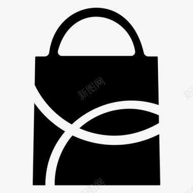 购物袋购物篮商场图标
