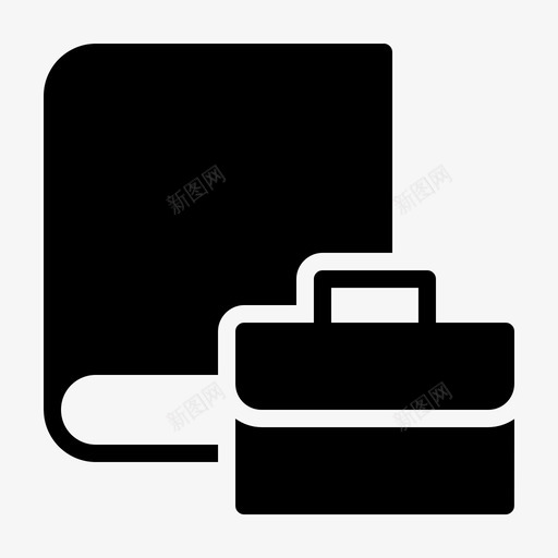 工作手册公文包手册svg_新图网 https://ixintu.com 工作手册 公文包 手册 办公室 书籍