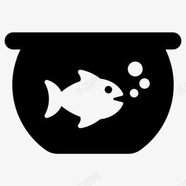 鱼水族馆鱼缸图标