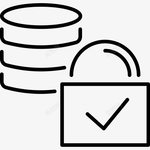 数据保护存款钥匙svg_新图网 https://ixintu.com 数据 保护 存款 钥匙 密码 财务