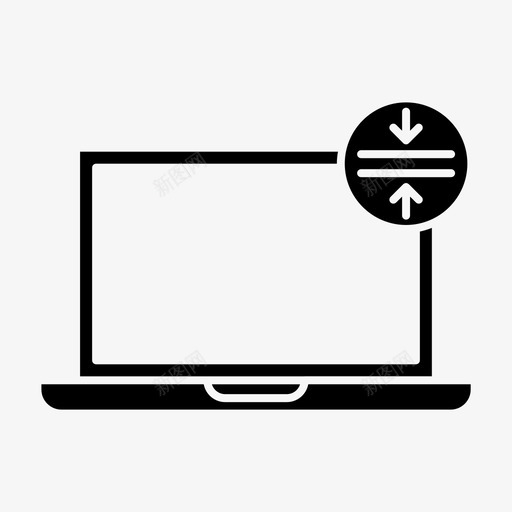 笔记本电脑挡板无挡板超薄svg_新图网 https://ixintu.com 电脑 挡板 笔记本 超薄 接口 标志 标志符 符号