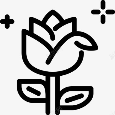 玫瑰花爱情图标