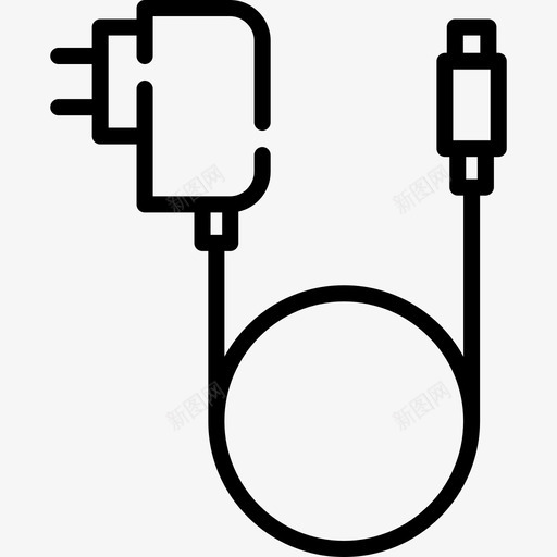 充电电子设备32线性svg_新图网 https://ixintu.com 充电 电子设备 线性