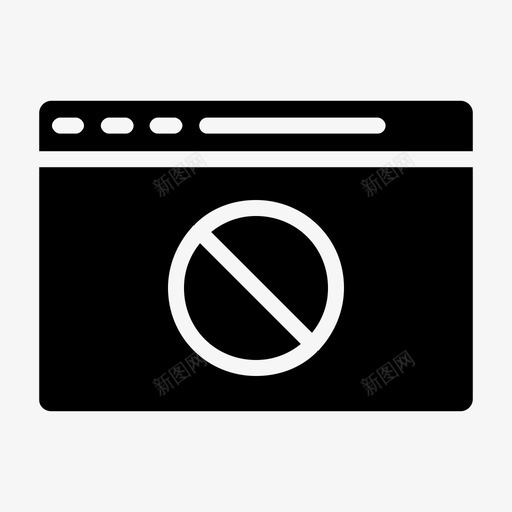 垃圾邮件阻止禁止svg_新图网 https://ixintu.com 垃圾 邮件 阻止 禁止 网络安全 标志 标志符 符号