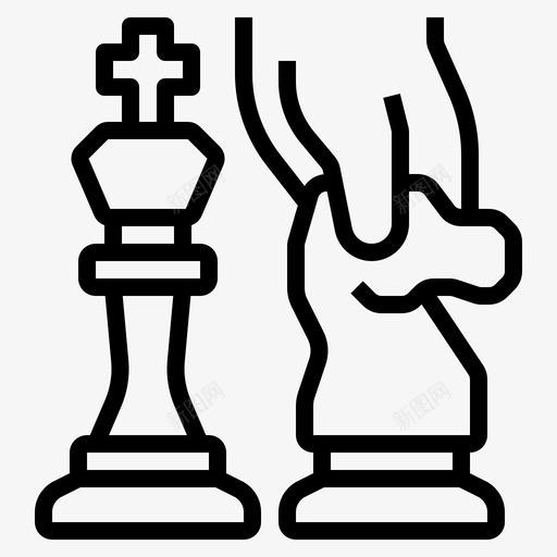 战略国际象棋市场营销svg_新图网 https://ixintu.com 战略 国际象棋 市场营销 商业 大纲 图标