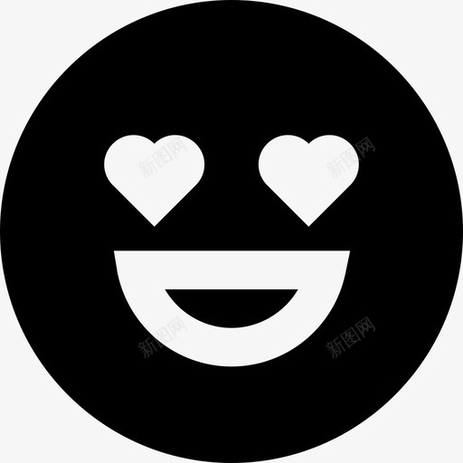 loveemoji表情符号svg_新图网 https://ixintu.com love emoji 表情 符号 smiley lineva emoticon solid