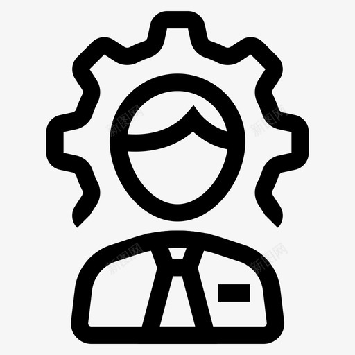经理商业商人svg_新图网 https://ixintu.com 商业 经理 商人 管理 工作 金融