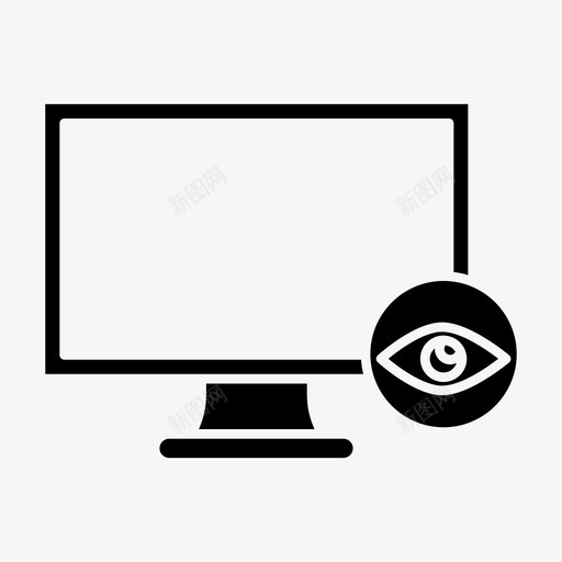 监视器眼睛显示器眼睛护理svg_新图网 https://ixintu.com 眼睛 监视器 显示器 护理 健康 屏幕 计算机 接口 图示