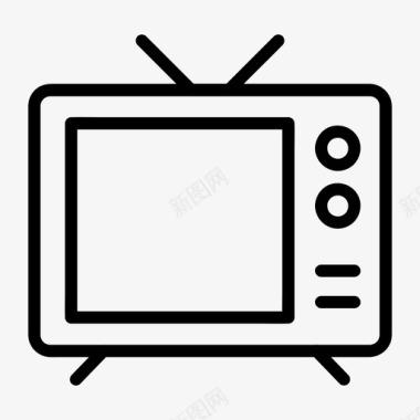电视电器crt图标