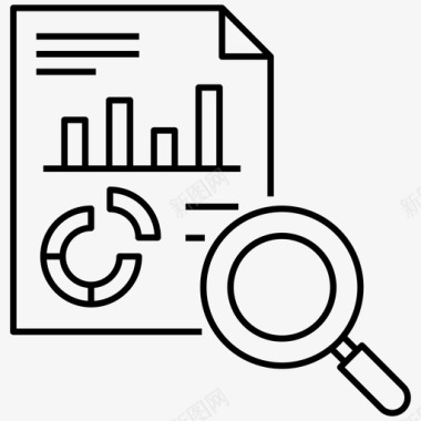 业务报表分析业务分析数据分析图标