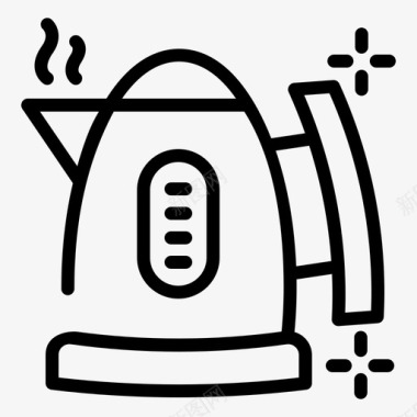 水壶电水壶火图标