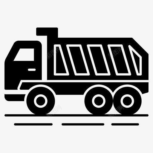 自卸卡车建筑卡车垃圾车svg_新图网 https://ixintu.com 卡车 自卸 运输 建筑 垃圾车 车辆 字形 矢量 矢量图 图标