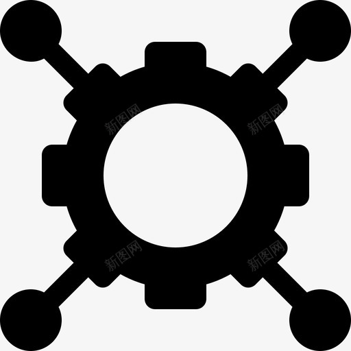 齿轮工程115填充svg_新图网 https://ixintu.com 齿轮 工程 填充