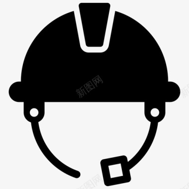 工程师帽工程师头盔安全帽图标