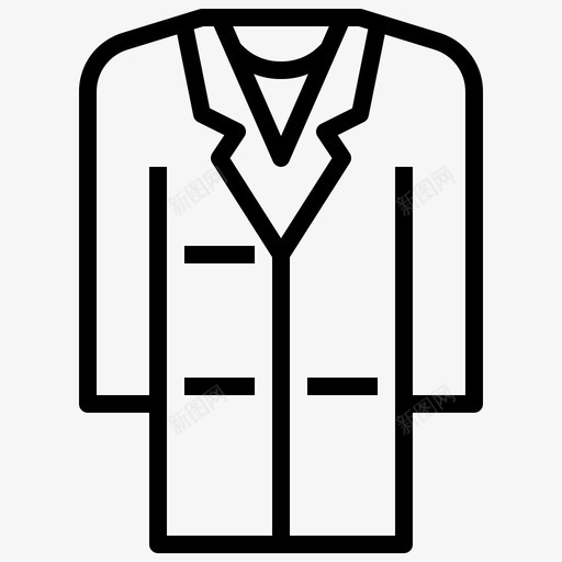 实验室外套服装时尚svg_新图网 https://ixintu.com 实验室 外套 科学 服装 时尚 大纲