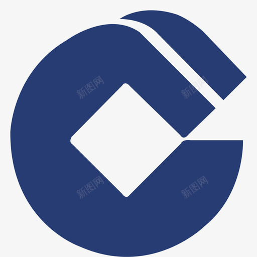 中国建设银行logosvg_新图网 https://ixintu.com 中国 建设银行 logo