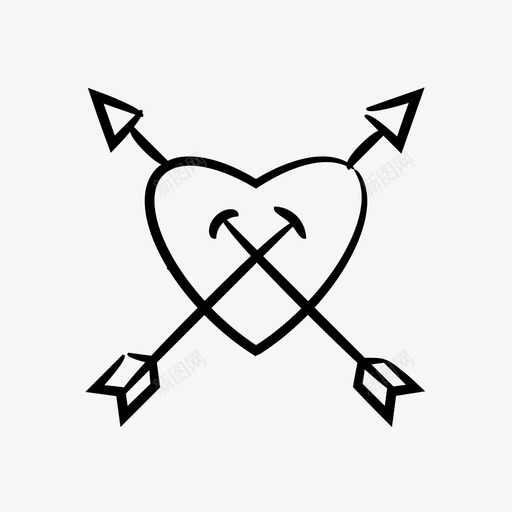 心形蝴蝶结丘比特svg_新图网 https://ixintu.com 心形 蝴蝶结 丘比特 爱情 情人节 涂鸦