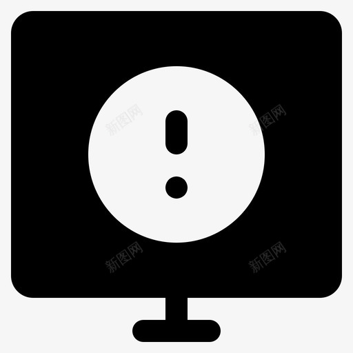 警告计算机犯罪网络svg_新图网 https://ixintu.com 警告 计算机 网络 黑客 犯罪 钓鱼 木马 病毒 电脑 固体