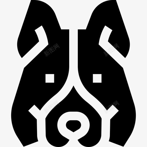 比利时牧羊犬犬种16填充svg_新图网 https://ixintu.com 比利时 牧羊犬 犬种 填充