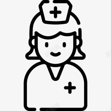 护士急救服务54直系图标
