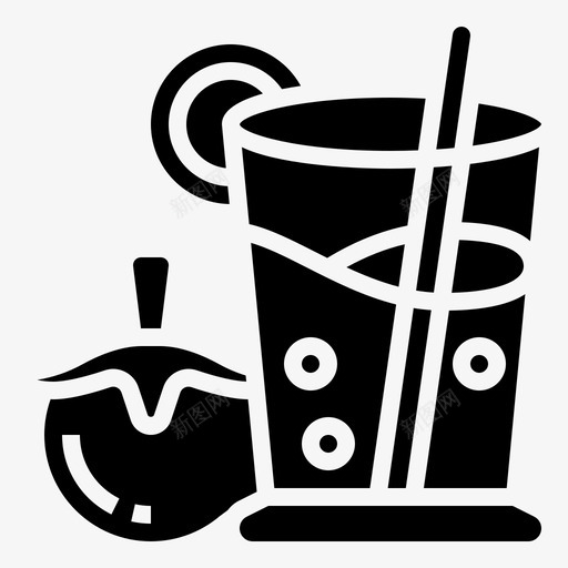 蔬菜汁饮料玻璃杯svg_新图网 https://ixintu.com 蔬菜 饮料 玻璃杯 健康 beverageglyph2