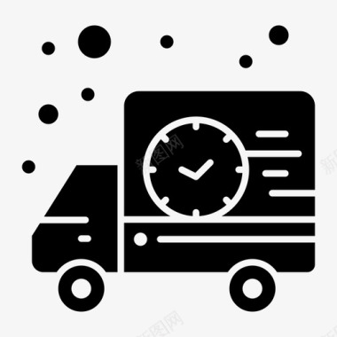 交货装运时间图标