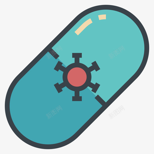 抗病毒冠状病毒171线状颜色svg_新图网 https://ixintu.com 抗病毒 冠状 病毒 线状 颜色