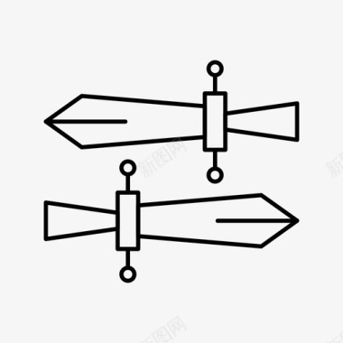 格斗体育剑图标