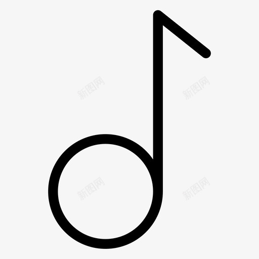 音乐旋律多媒体svg_新图网 https://ixintu.com 音乐 旋律 多媒体 音符 声音 基本 符号