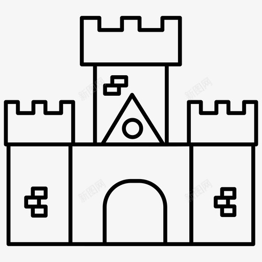 城堡战斗堡垒儿童玩具svg_新图网 https://ixintu.com 城堡 战斗 堡垒 儿童玩具 童话 皇家 宫殿 矢量 矢量图 图标