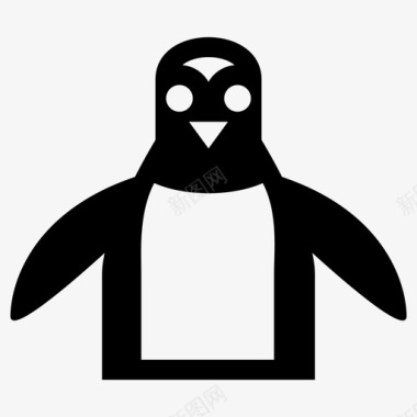 企鹅动物鸟图标